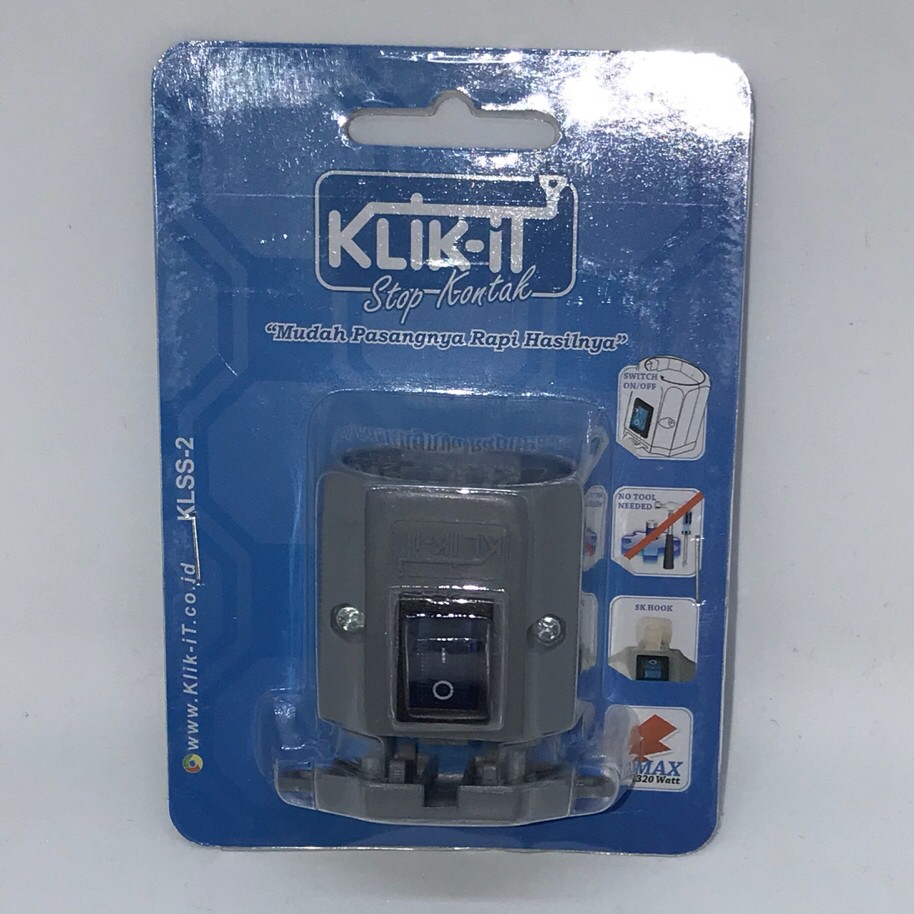 Stop Kontak Klik-It on/off