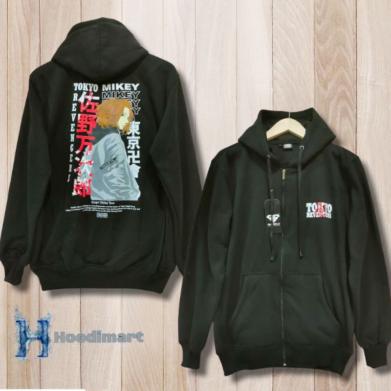 Jaket Hoodie Mikey Tokyo Revengers || Sweater Sleting Mikey Anime Tokyo Revengers