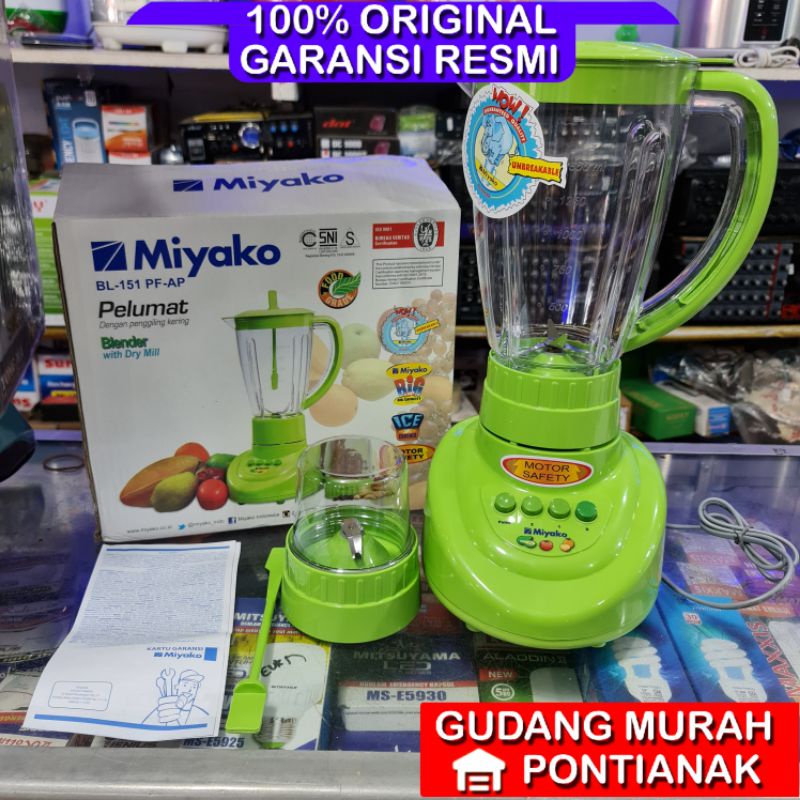 Blender Miyako 2in1 BL-151 PF-AP pelumat kering basah bumbu cabe penggiling plastik