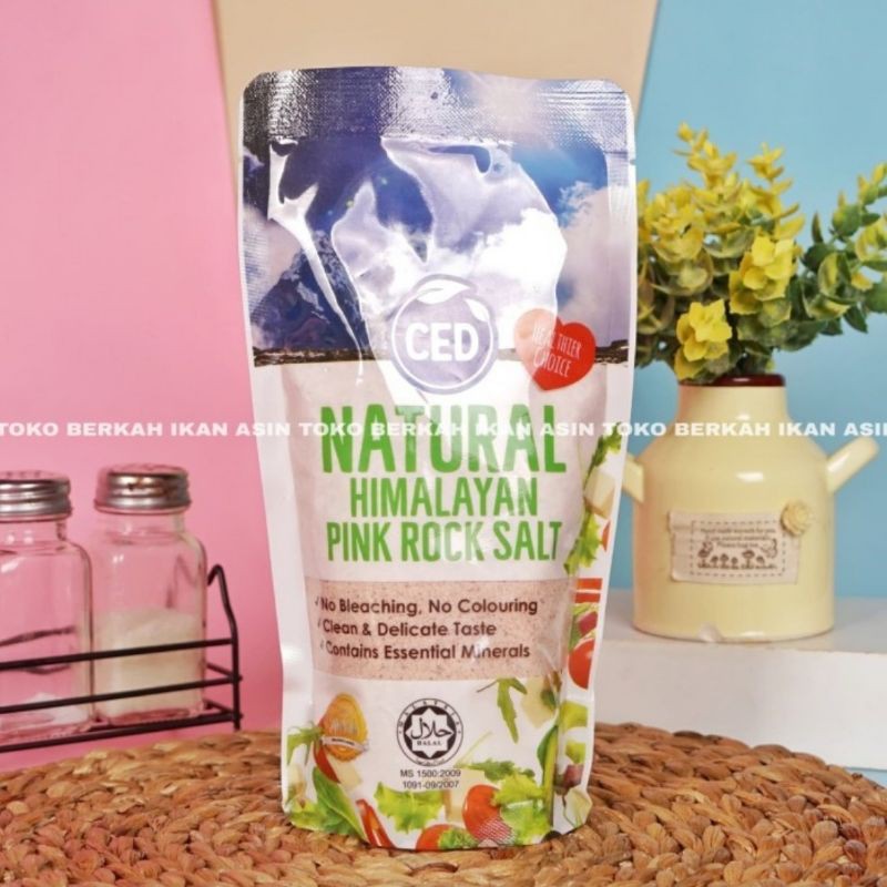 

CED Natural Himalayan Pink Rock Salt 500gr / Garam Pink Himalaya