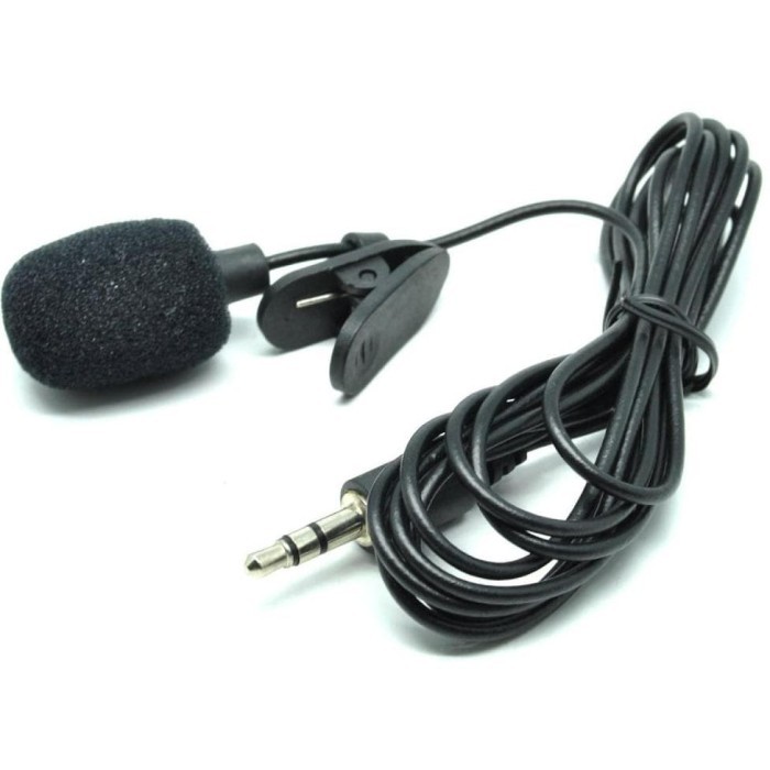 Harga Diskon!! Microphone With Clip For Smartphone Laptop Tablet PC Mic 3.5mm Microphone