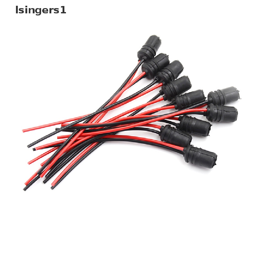 (lsingers1) 10pcs Socket Lampu T10 Bahan Karet Lembut