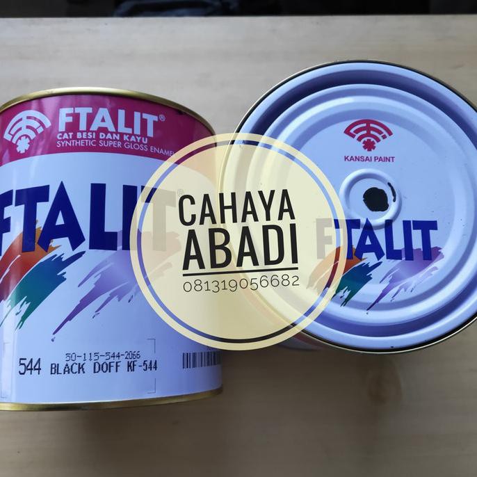 

New! Cat Minyak Ftalit 544 Black Doff 1Kg Terpercaya