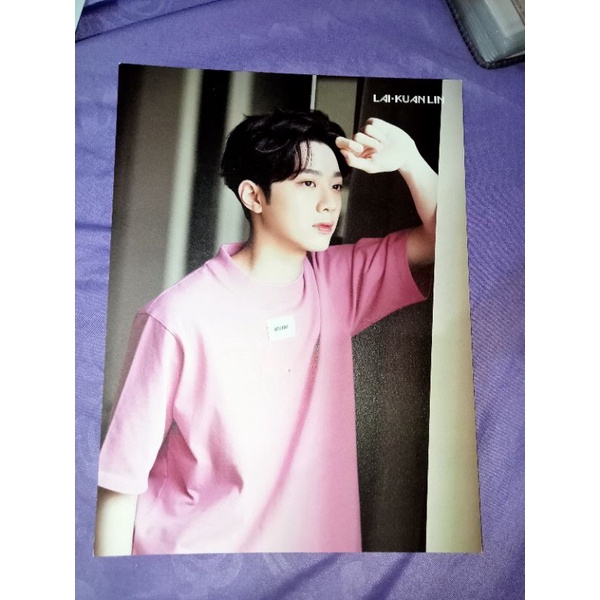 Official Mini Poster Lai Kuanlin Guanlin Summer Package Wanna One Photocard