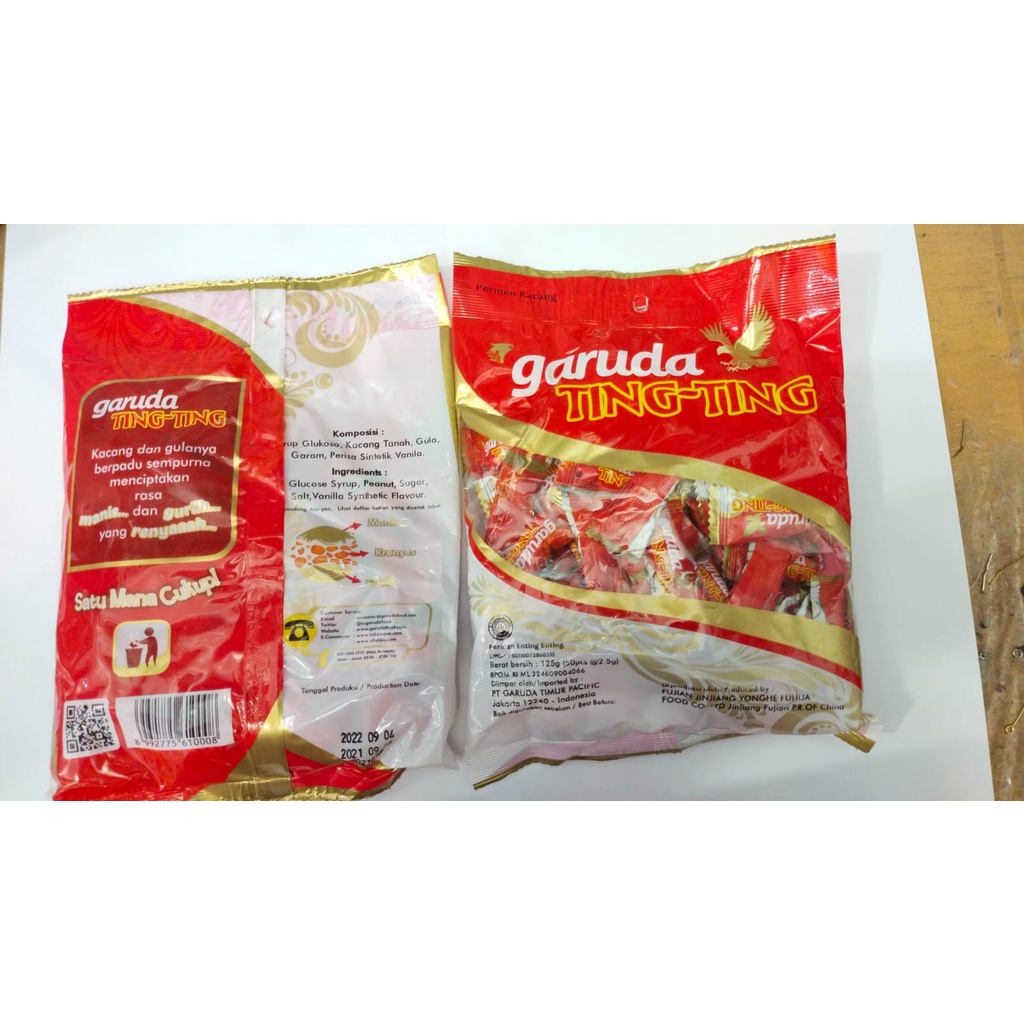 Permen Gruda Ting Ting 125 gram