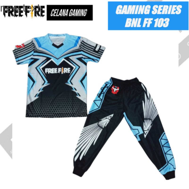 Setelan Celana Gaming ff BNL Free fire Jogger gaming Calca Angelica Heroic Angel Bnl malaikat anak d