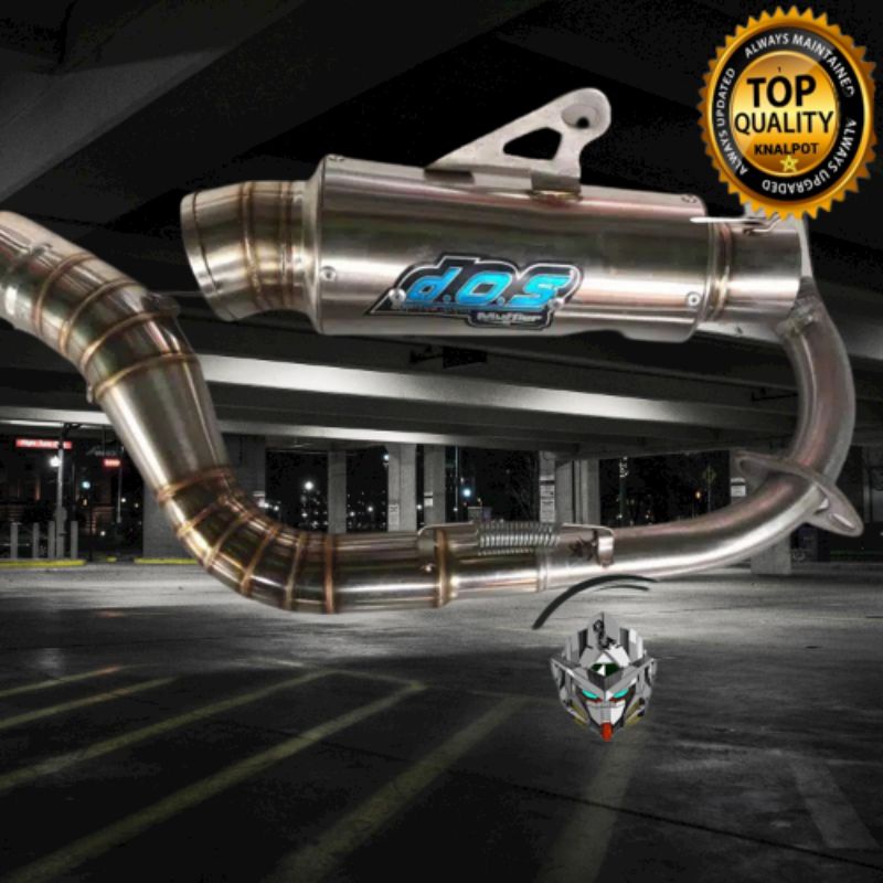 Knalpot Racing Merk DOS Original 100% matic beat fi scoopy karbu vario 110 125 150 led old kolong
