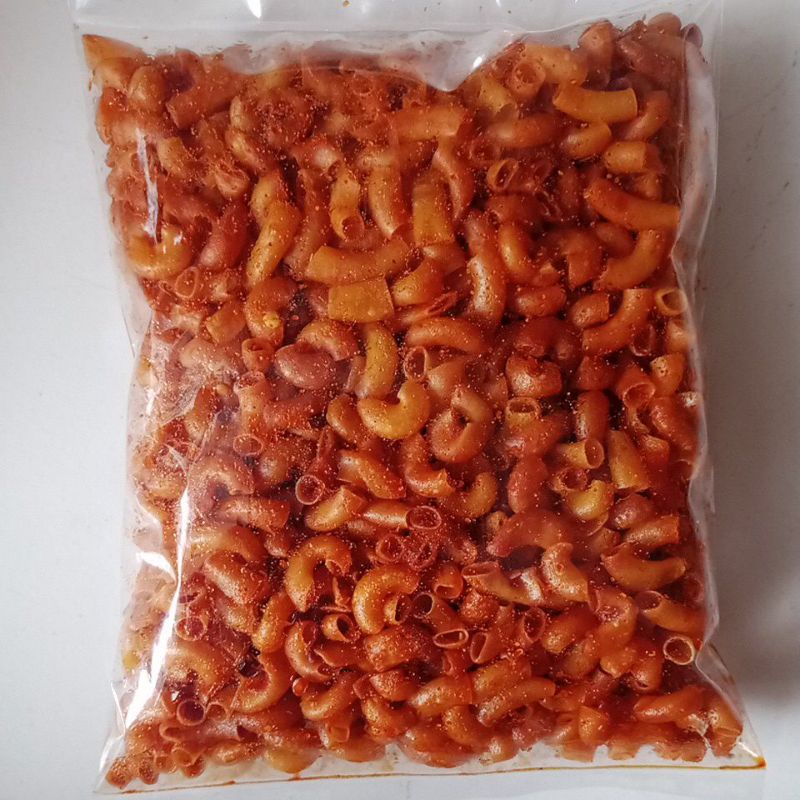 

cemilan pedas / makroni pedas / makroni cikruh /