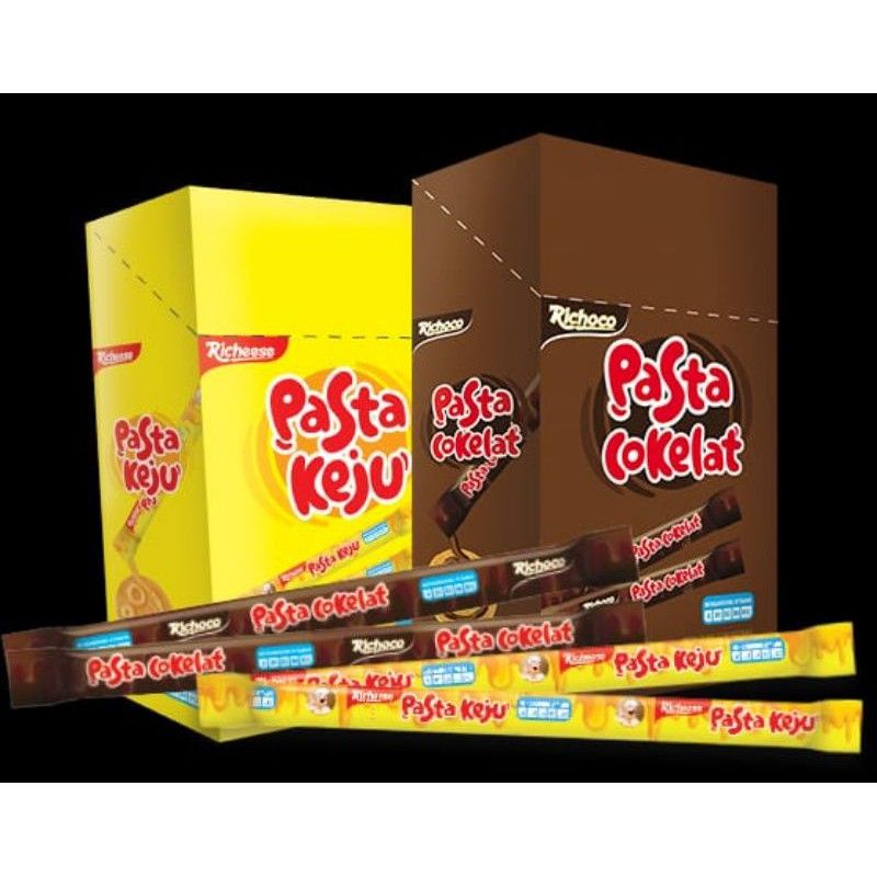 

NABATI PASTA KEJU COKELAT 8g per BOX