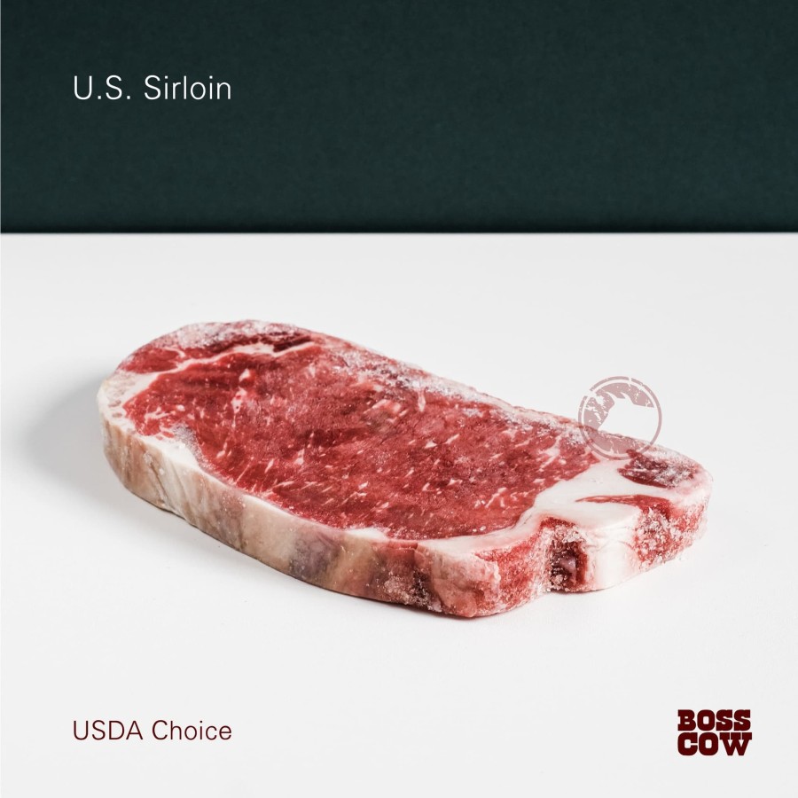 

Striploin Sirloin BLACK ANGUS USA USDA CHOICE Import