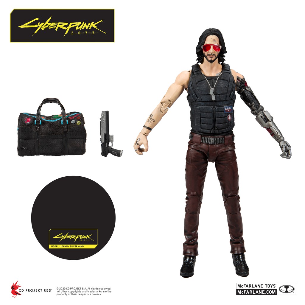 Action Figure Cyberpunk 2077 Series 2 Johnny Silverhand MCFARLANE TOYS