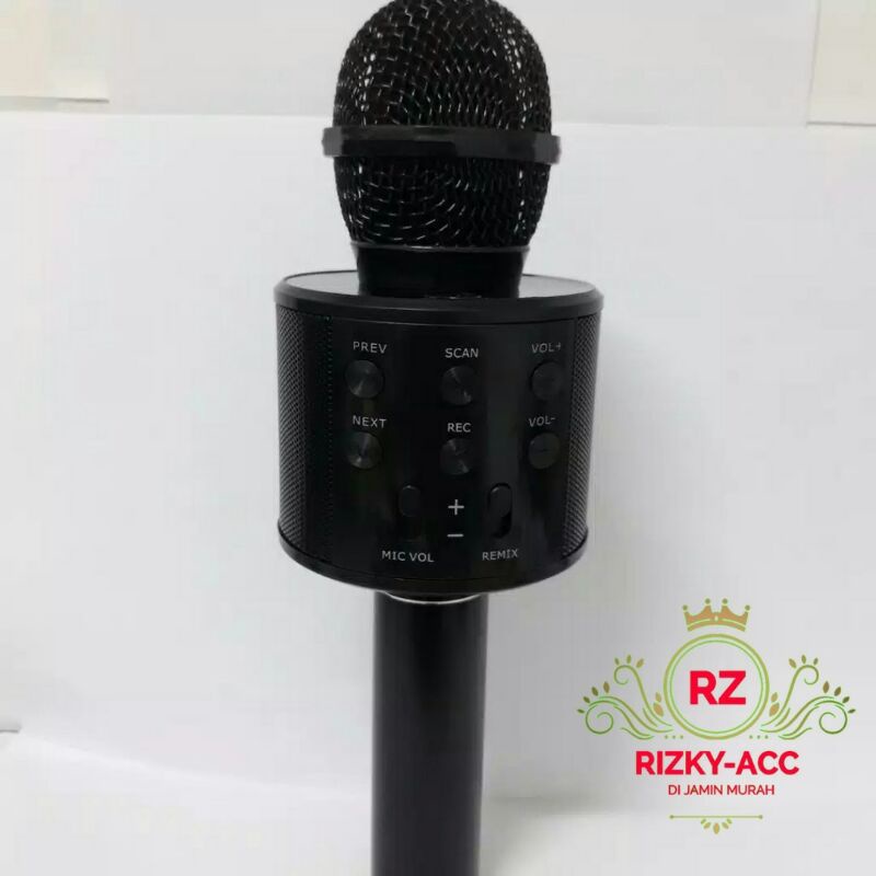 Mic  bluetooth wireless 858 microfhone karaoke/mic smule