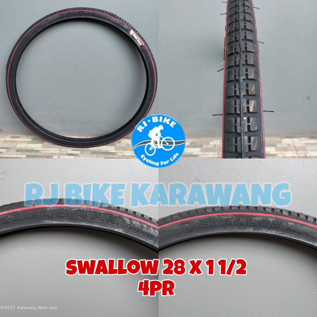 Ban Luar Swallow 28 X 1 1/2 6PR dan 4PR Becak Barang