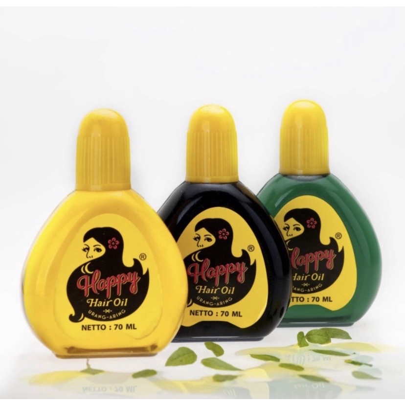 Happy Minyak Rambut / Hair Oil Urang Aring - 70 ml