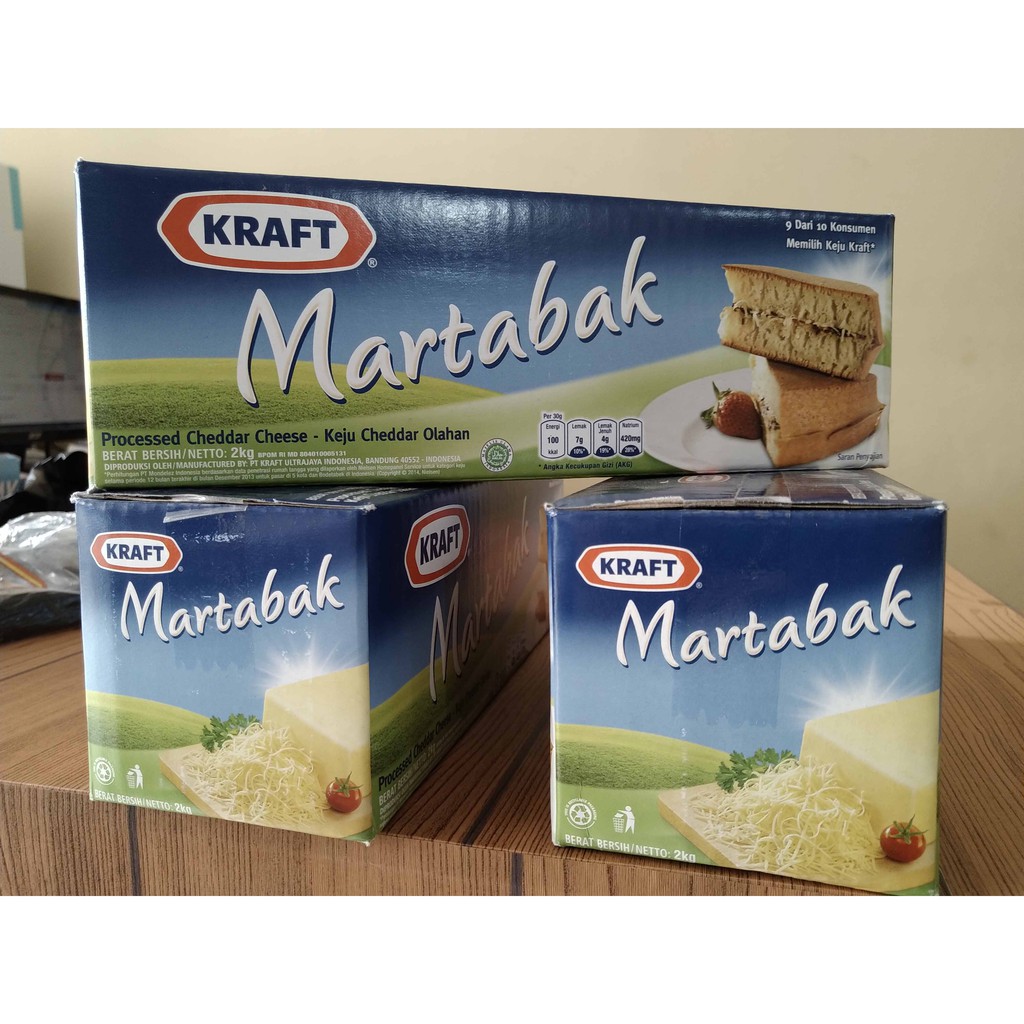 

Keju topping Kraft Martabak 2kg