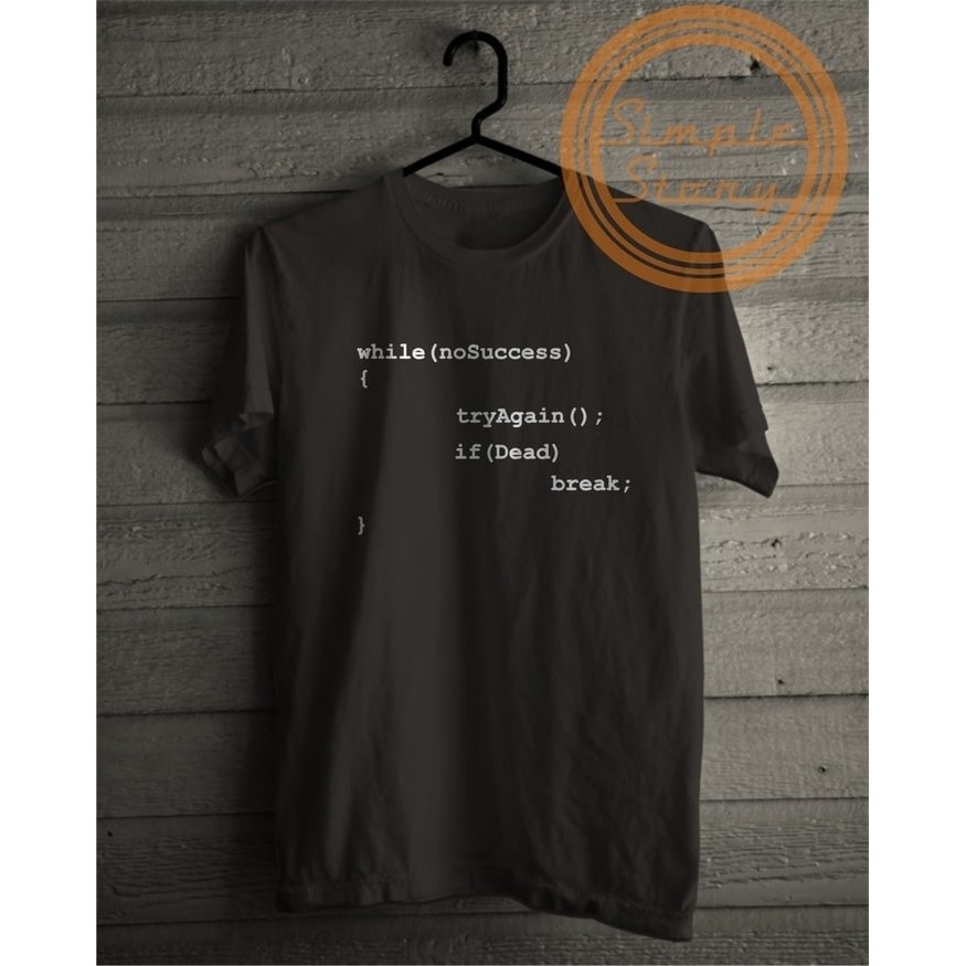 KAOS COMBED 30S PROGRAM QUOTE BAJU TSHIRT