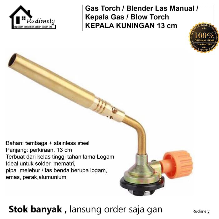 Kepala GasBlow TorchBlender Alat Las Torch Micro Torch Manual