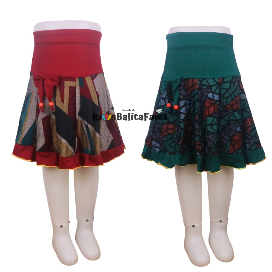 Rok Pita Amanda uk 1-9 Tahun / Rok Anak Perempuan Cewek Murah Skirt Pendek Polos Pakaian Fashion