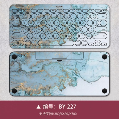 Logitech Stiker film Pelindung keyboard k380 k480 full cover Anti Air DIY Untuk k380 k580