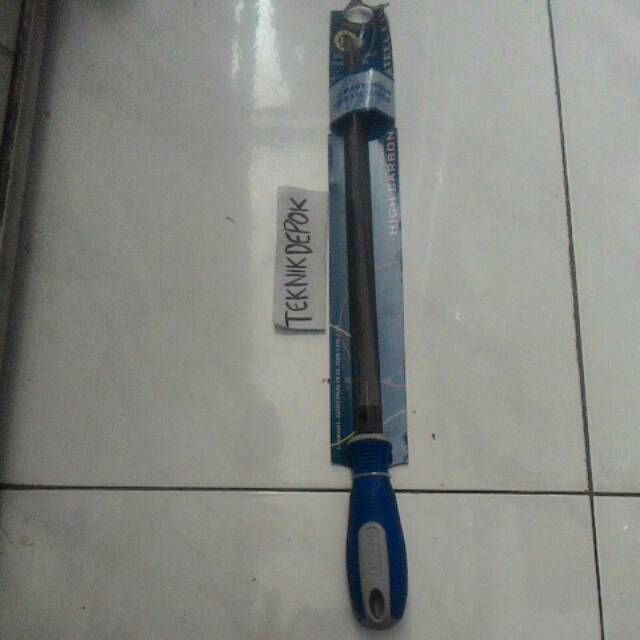 Kikir kayu 12 inch  kikir besi bulat high carbon steel file thang c-mart