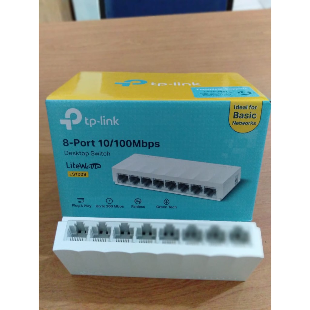 Switch/hub TP-Link LS1008 8 port 10/100Mbps