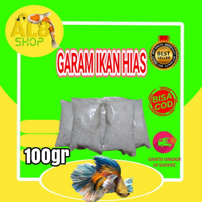 (bisa COD) garam ikan hias ikan koi ikan cupang aquarium murah
