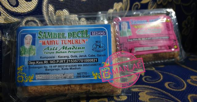 Sambel atau Bumbu Pecel WAHYU TUMURUN Asli Madiun