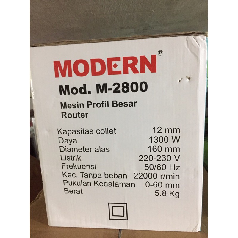 MESIN ROTER TANGAN 2 MODERN M-2800 MESIN PROFIL BESAR