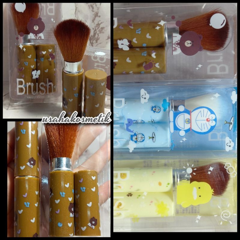 BRUSH MAKE UP SINGLE BENTUK BEBEK BRUSH BLUSH ON SINGEL