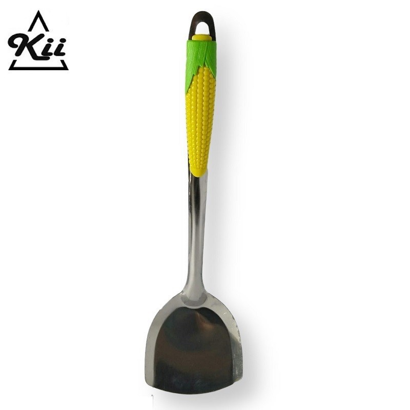 Spatula Turner Stainless - Sodet Sutil Motif Jagung StainlesS