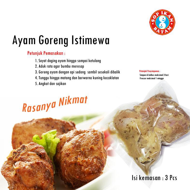 

Ayam Goreng Istimewa (FROZEN)