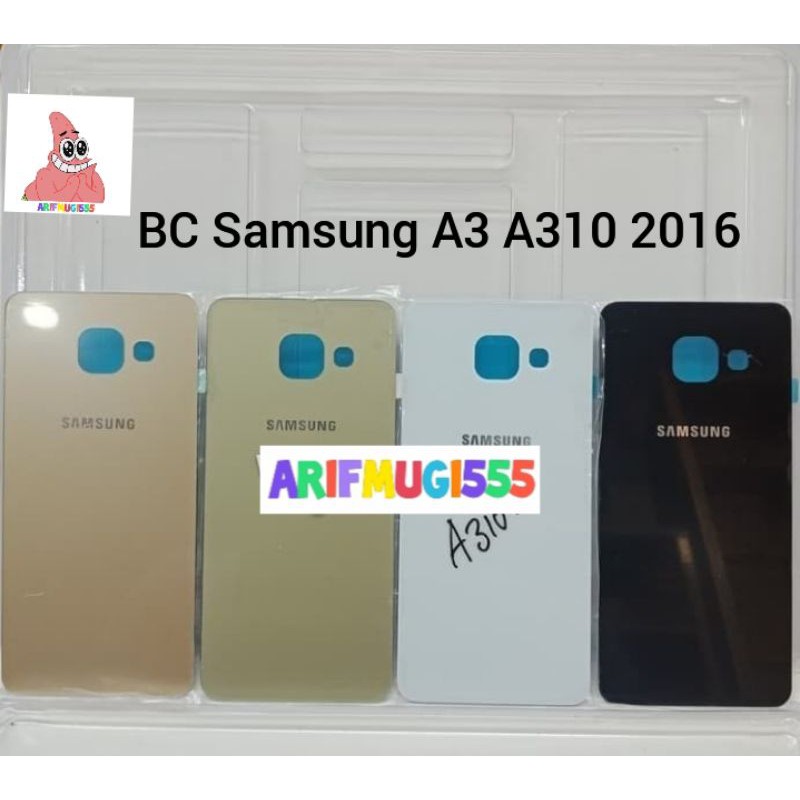 BACKDOOR BACK DOOR TUTUP BELAKANG CASING SAMSUNG A310 A3 2016 ORIGINAL