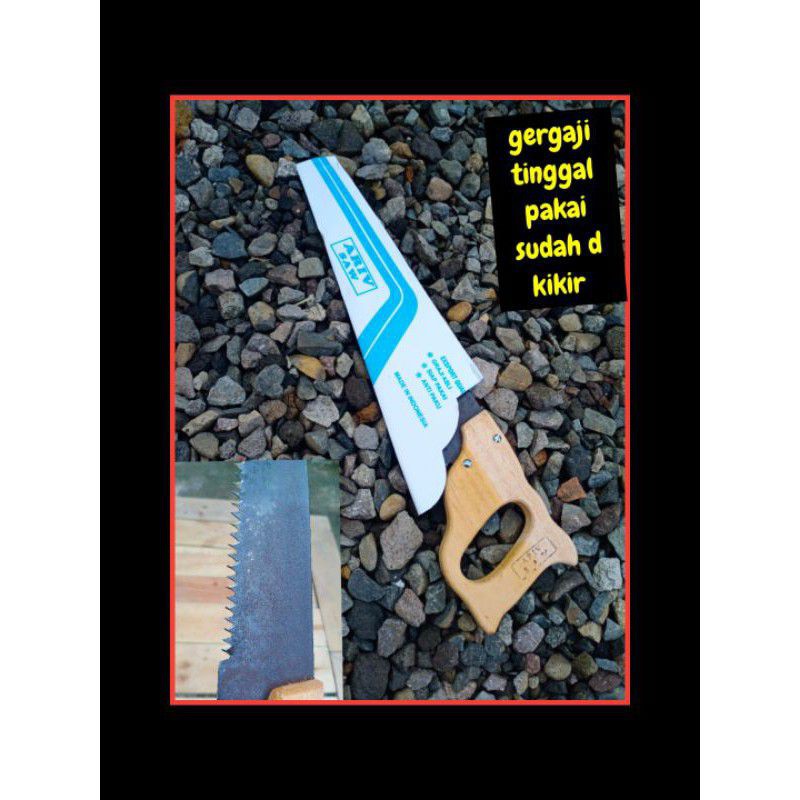 Gergaji gorok kayu aws siap pakai tajam /Gergaji kayu super kuat dan tajam siap pakai
