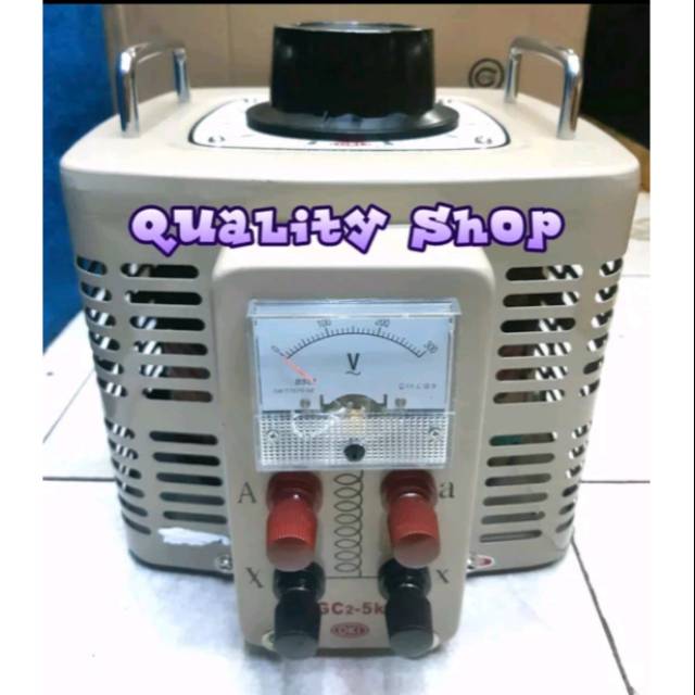 SLIDE REGULATOR 5 KVA MERK OKI 5000W ORIGINAL