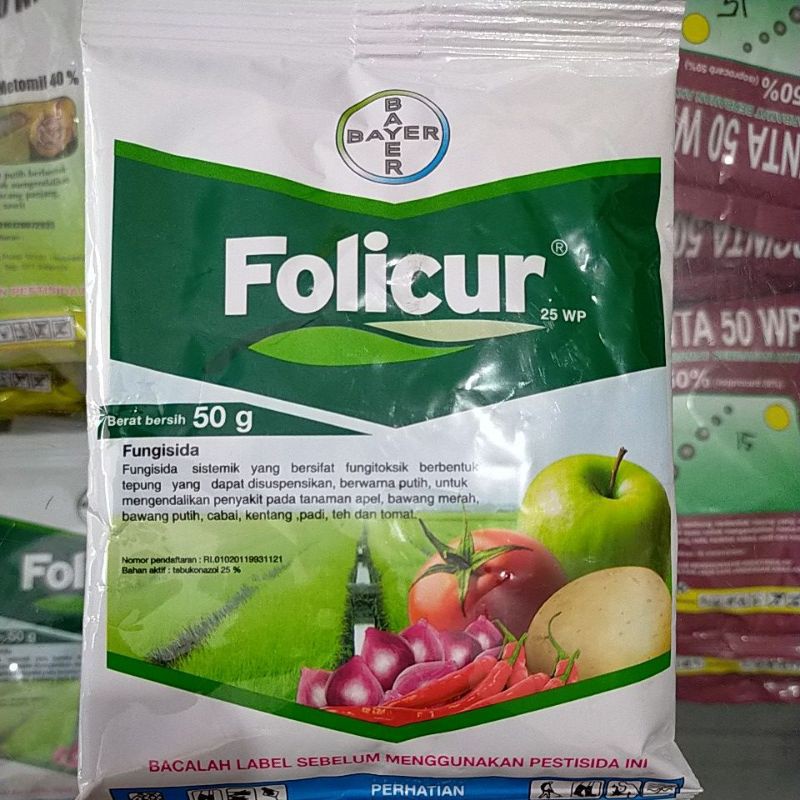 Fungisida FOLICUR 25WP,50gram.