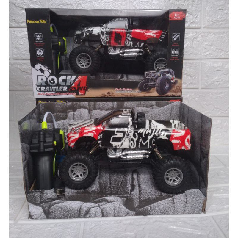 RC Remote control MOBIL Rock Crawler Army PICK UP