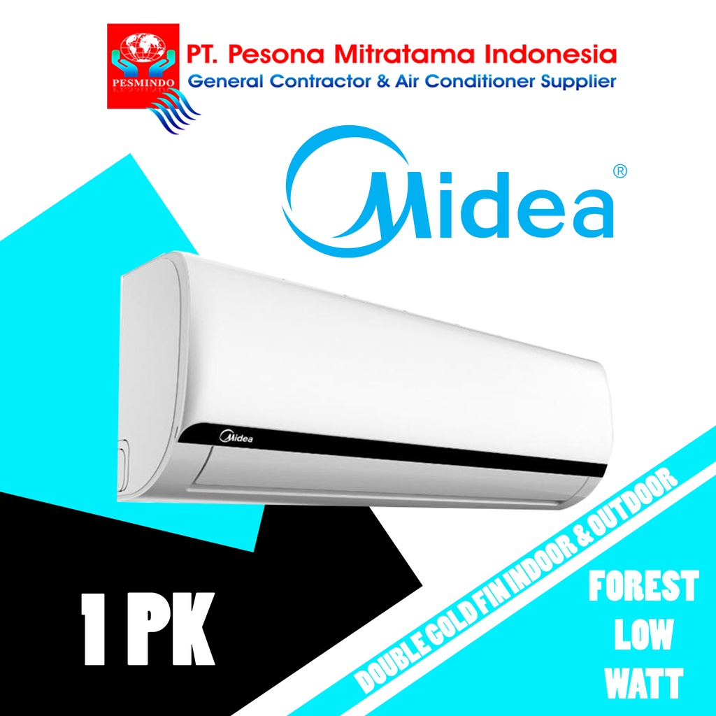 AC MIDEA SPLIT LOW WATT 1 PK MSFO-09CRLN2 R32