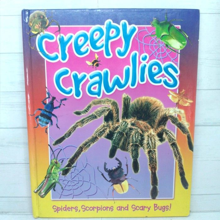 BUKU Creepy Crawlies Spiders Scorpions and Scary Bug Hardcover