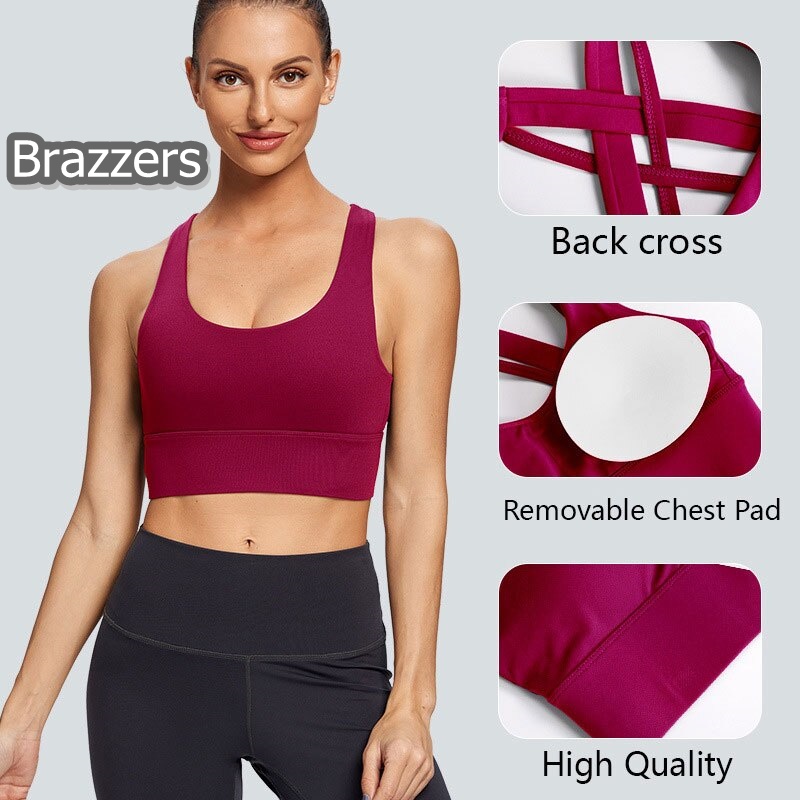 Bh Sport Bra Olahraga Gym Fitness Wanita Remaja Push Up Busa Tebal Ukuran 32 32A 32B 32C 32D 34 34A 
