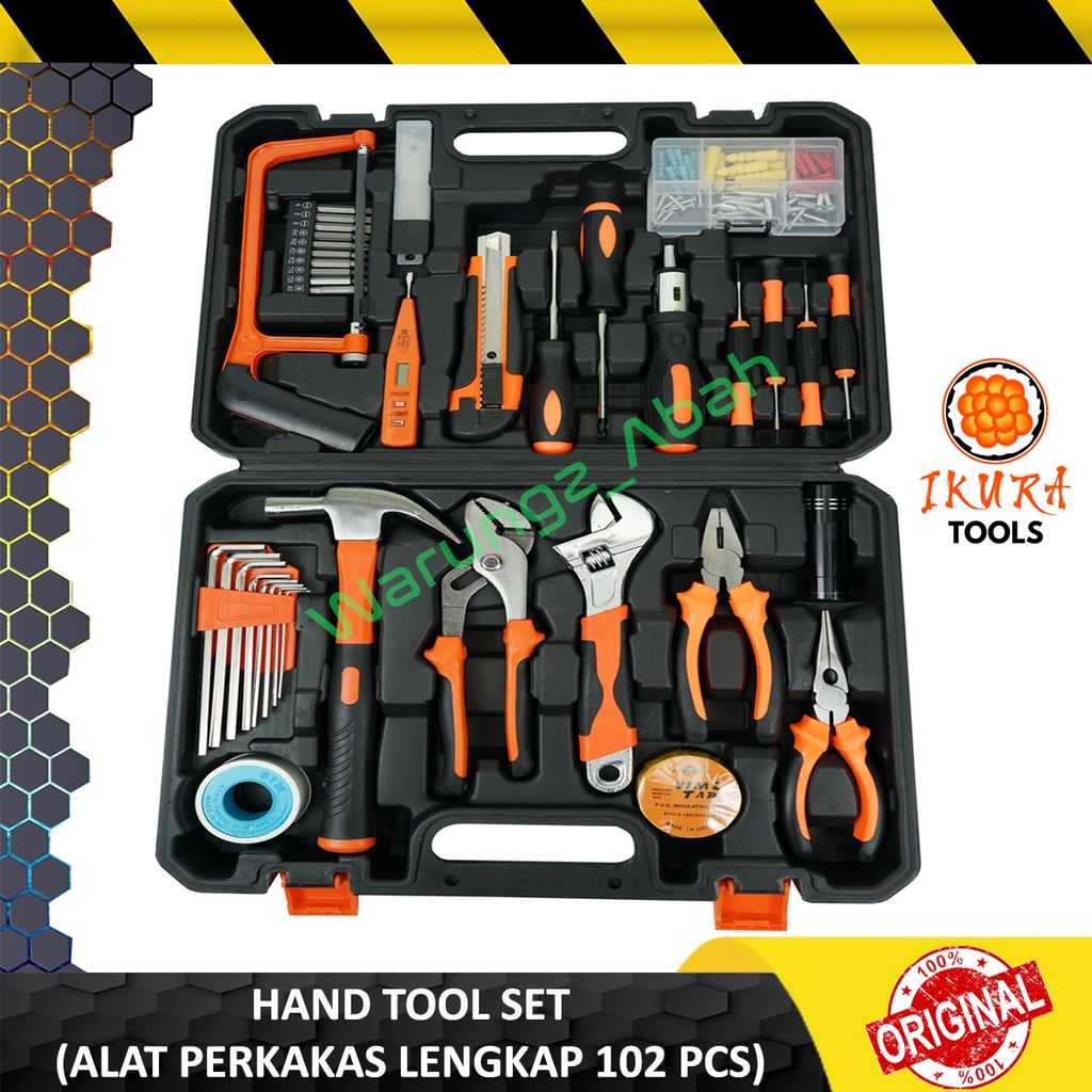 ALAT PERKAKAS PERTUKANGAN MEKANIK OBENG TANG PALU KUNCI INGGRIS L SET LENGKAP KOMPLIT KUAT HAND TOOL