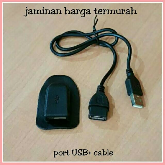 PORT USB + CABLE EXTENSION 60cm untk tas anti maling