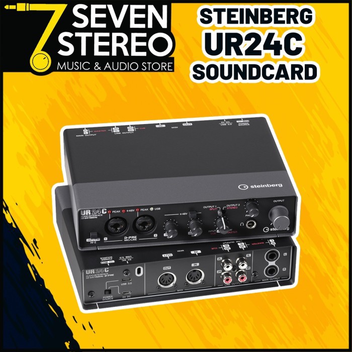 Steinberg UR24C USB Audio Interface Soundcard Recording