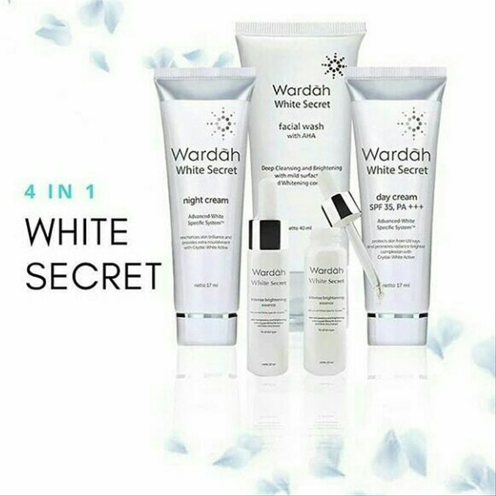 (COD BISA)✅ Wardah White Secret Paket Glowing Hemat 4in1