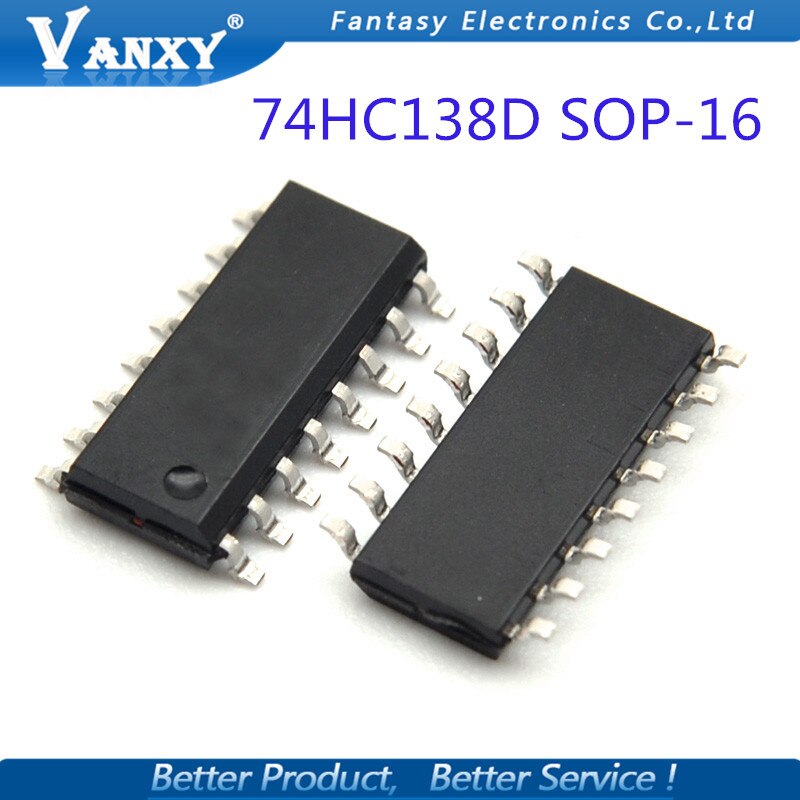 (Ready Stock) 10PCS 74HC138D SOP16 74HC138 SOP SN74HC138DR SMD Baru Dan original IC