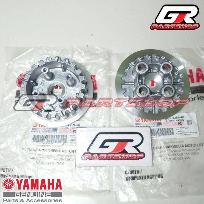 kaki 4 kopling set f1zr ori ygp original yamaha fizr fiz f1z r jupiter z vega r clutch kaki empat