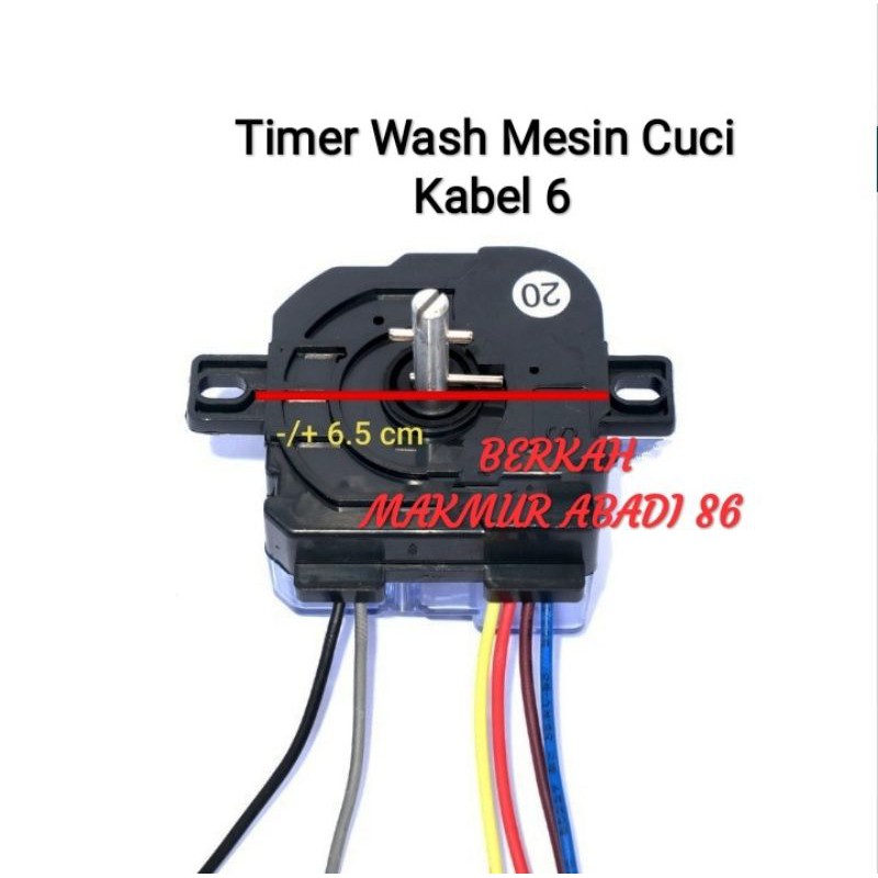 Timer Mesin Cuci Timer Wash / Pencuci Sanken,Sanyo Kabel 6 Umum