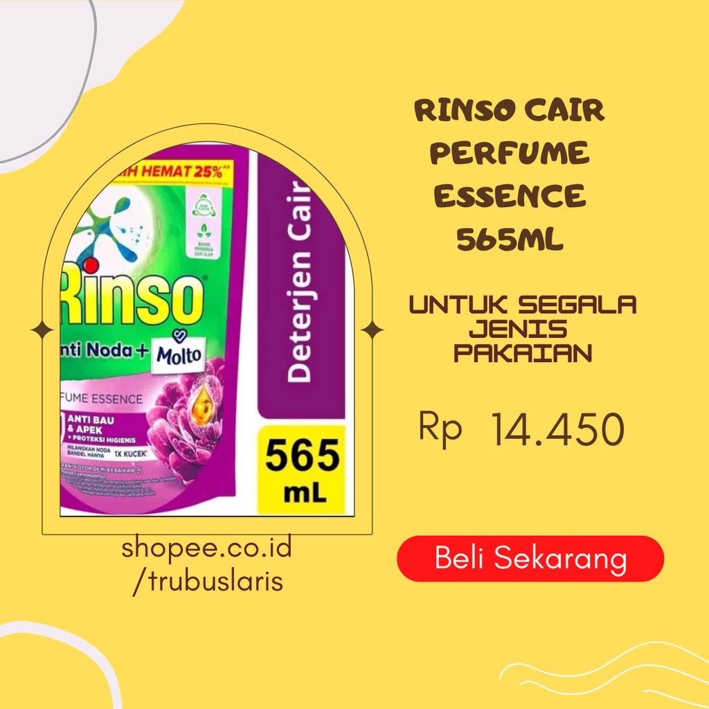 PROMO RINSO CAIR REVIL FERFUME ESSENCE 565ML