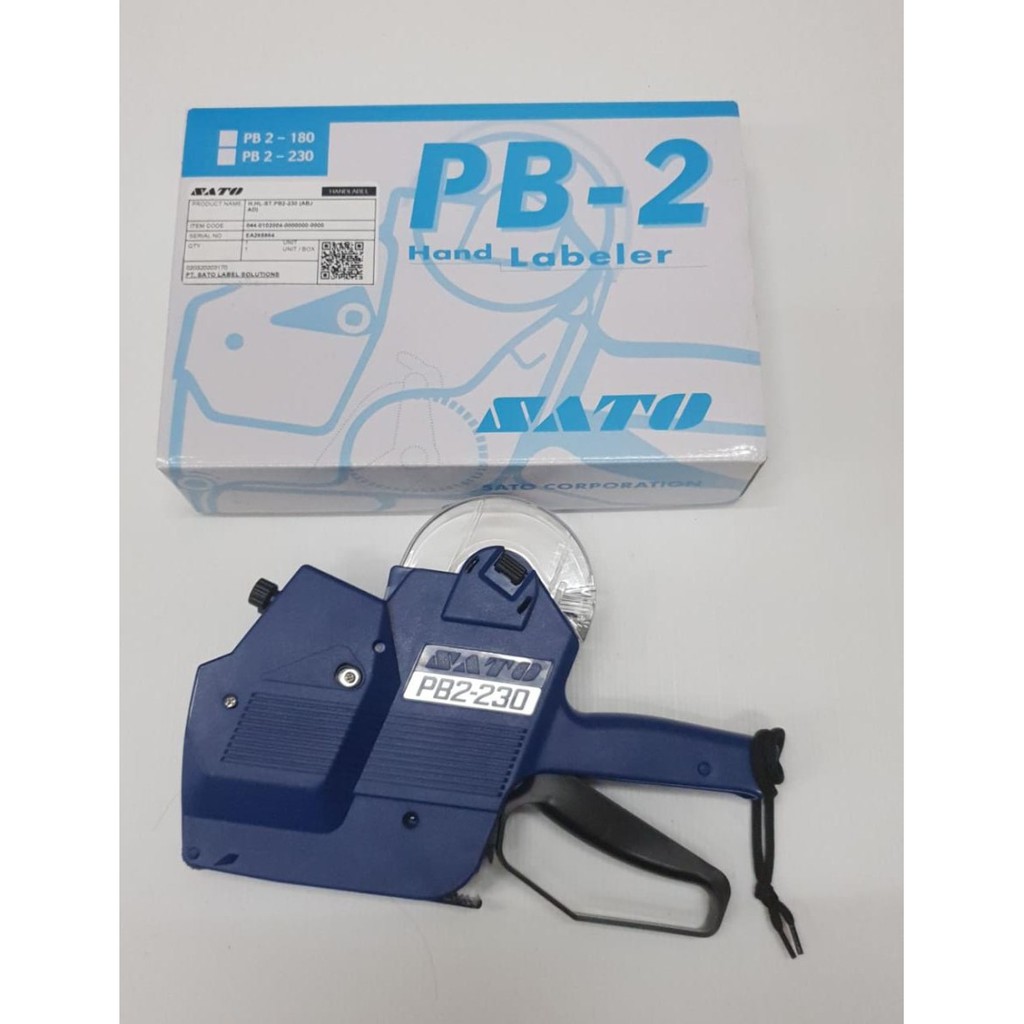 

MESIN LABEL SATO PB2-230 | HAND LABELLER | ALAT LABEL HARGA