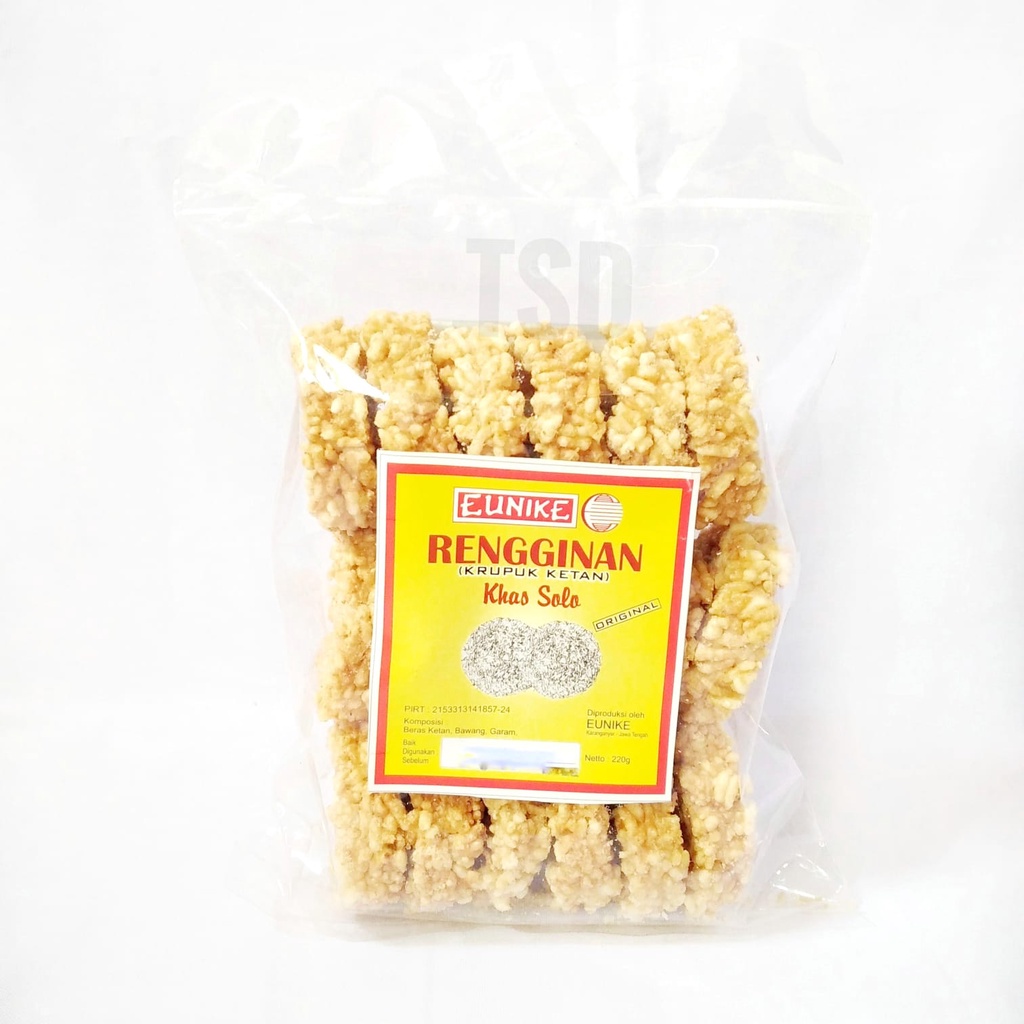 

RENGGINANG EUNIKE 200GRAM - VARIAN MANIS TERASI ORIGINAL / ASIN - KERUPUK RENGGINAN - RENYAH GURIH