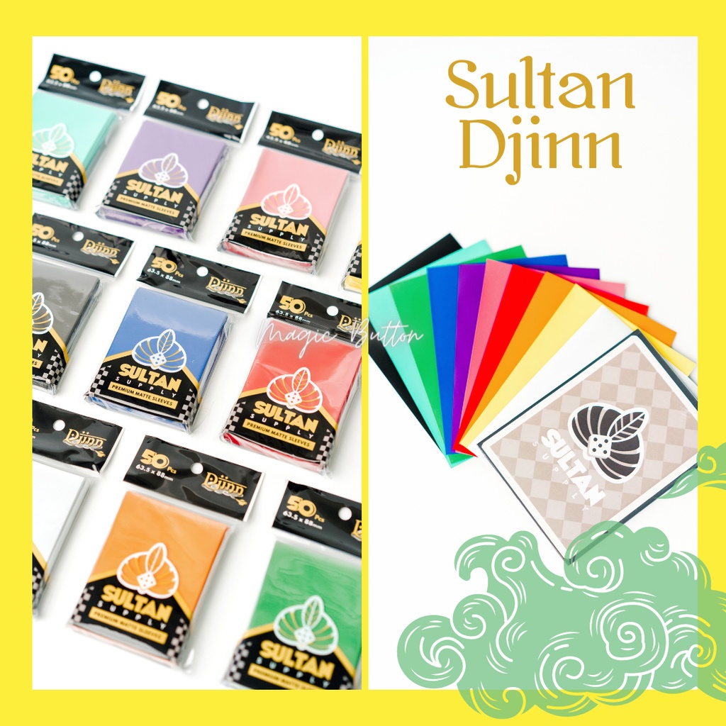 Sultan Djinn Premium Matte Sleeves Kpop Photocard Pokemon MTG TCG Board Game Inner Sleeve